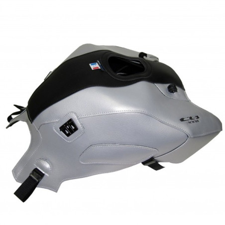 Copriserbatoio Bagster per Honda CB 300 R dal 2018 in similpelle argento e nero opaco Copriserbatoio Bagster per Honda CB 300 R dal 2018 in similpelle argento e nero opaco