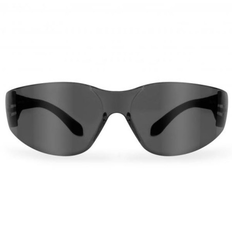 Occhiali da moto Bertoni AF151C neri con lenti fumè Occhiali da moto Bertoni AF151C neri con lenti fumè