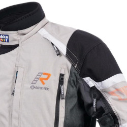 Giacca da moto Rukka Madagasca-R Gore-Tex grigia, nera e arancio Giacca da moto Rukka Madagasca-R Gore-Tex grigia, nera e arancio
