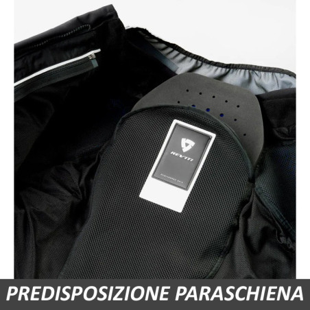 Giacca da moto Revit Eclipse 2 in rete leggera nera Giacca da moto Revit Eclipse 2 in rete leggera nera