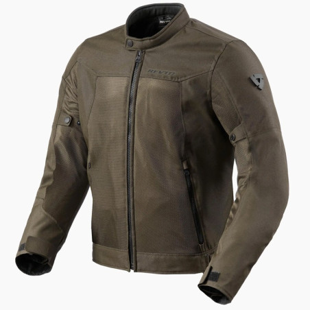 Giacca da moto Revit Eclipse 2 in rete leggera verde oliva