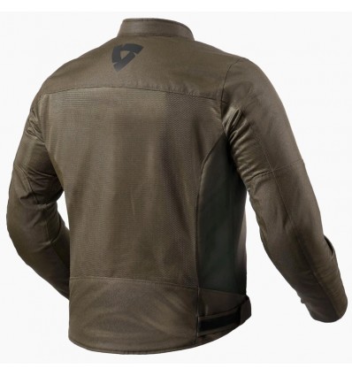 Giacca da moto Revit Eclipse 2 in rete leggera verde oliva Giacca da moto Revit Eclipse 2 in rete leggera verde oliva