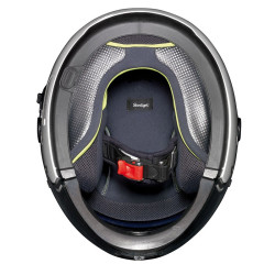 Casco Grex G4.2 Pro N-Com Timelapse nero opaco e blu Casco Grex G4.2 Pro N-Com Timelapse nero opaco e blu