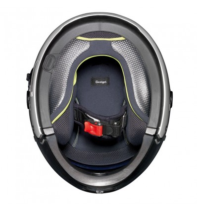 Casco Grex G4.2 Pro N-Com Timelapse nero opaco e blu Casco Grex G4.2 Pro N-Com Timelapse nero opaco e blu