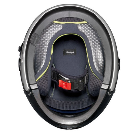 Casco Grex G4.2 Pro N-Com Timelapse nero opaco e blu Casco Grex G4.2 Pro N-Com Timelapse nero opaco e blu