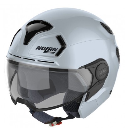 Casco Nolan N30.4 T Classic monocolore bianco zefiro