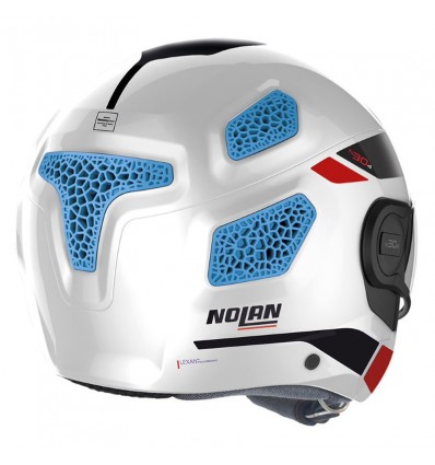 Casco Nolan N30.4 T Blazer bianco, blu e rosso Casco Nolan N30.4 T Blazer bianco, blu e rosso
