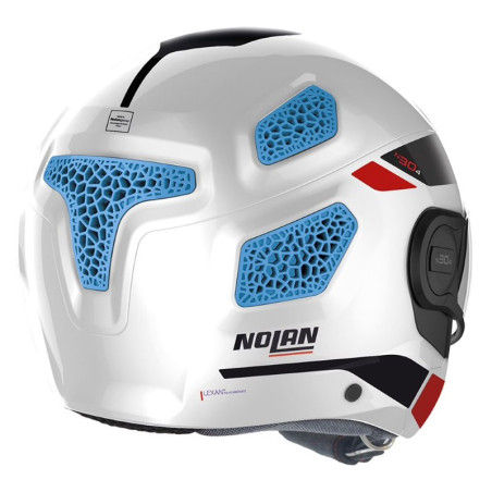 Casco Nolan N30.4 T Blazer bianco, blu e rosso Casco Nolan N30.4 T Blazer bianco, blu e rosso