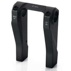 Kit riser Rizoma rialzati per Harley Davidson Pan America neri Kit riser Rizoma rialzati per Harley Davidson Pan America neri