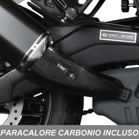 Terminale Mivv Speed Edge Inox Black per Harley Davidson Pan America Terminale Mivv Speed Edge Inox Black per Harley Davidson Pan America