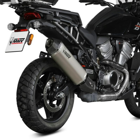 Terminale Mivv Speed Edge Titanio per Harley Davidson Pan America Terminale Mivv Speed Edge Titanio per Harley Davidson Pan America