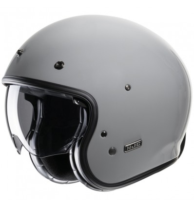 Casco Jet HJC V31 monocolore grigio lucido