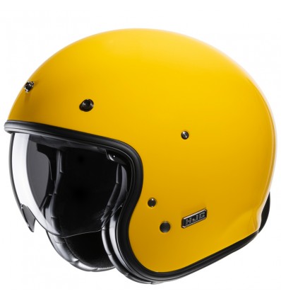 Casco Jet HJC V31 monocolore giallo lucido