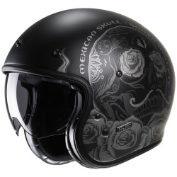 Casco Jet HJC V31 Desto MC5SF nero opaco e argento Casco Jet HJC V31 Desto MC5SF nero opaco e argento