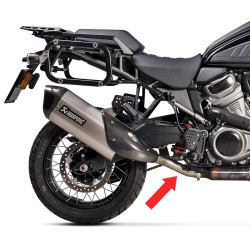 Tubo di raccordo per scarico Akrapovic su Harley Davidson Pan America Tubo di raccordo per scarico Akrapovic su Harley Davidson Pan America