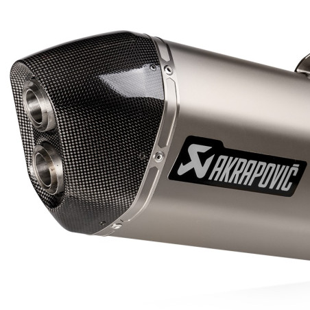 Marmitta Akrapovic Slip On Titanio per Harley Davidson Pan America Marmitta Akrapovic Slip On Titanio per Harley Davidson Pan America