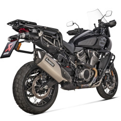 Marmitta Akrapovic Slip On Titanio per Harley Davidson Pan America Marmitta Akrapovic Slip On Titanio per Harley Davidson Pan America
