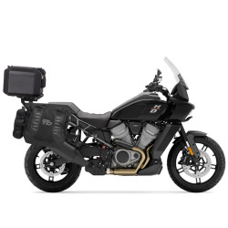 Portavaligie laterale Shad 4P per valigie compatibili su Harley Davidson Pan America