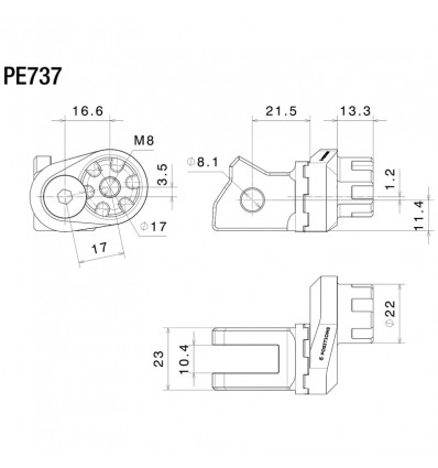 Adattatori Rizoma PE737B regolabili per pedivelle pilota su Harley Davidson Pan America Adattatori Rizoma PE737B regolabili per pedivelle pilota su Harley Davidson Pan America