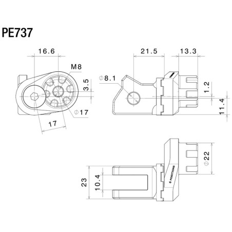 Adattatori Rizoma PE737B regolabili per pedivelle pilota su Harley Davidson Pan America Adattatori Rizoma PE737B regolabili per pedivelle pilota su Harley Davidson Pan America