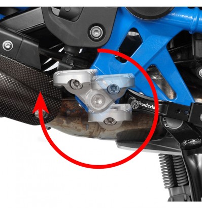 Giunto Wunderlich per pedane Vario su Harley Davidson Pan America Giunto Wunderlich per pedane Vario su Harley Davidson Pan America