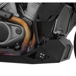 Paracoppa Wunderlich in alluminio nero per Harley Davidson Pan America Paracoppa Wunderlich in alluminio nero per Harley Davidson Pan America