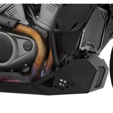 Paracoppa Wunderlich in alluminio nero per Harley Davidson Pan America Paracoppa Wunderlich in alluminio nero per Harley Davidson Pan America