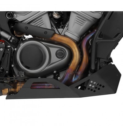 Paracoppa Wunderlich in alluminio nero per Harley Davidson Pan America Paracoppa Wunderlich in alluminio nero per Harley Davidson Pan America