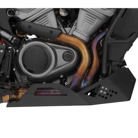 Paracoppa Wunderlich in alluminio nero per Harley Davidson Pan America Paracoppa Wunderlich in alluminio nero per Harley Davidson Pan America