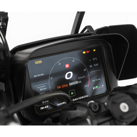 Visiera antiriflesso Wunderlich per strumentazione Harley Davidson Pan America Visiera antiriflesso Wunderlich per strumentazione Harley Davidson Pan America