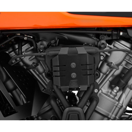Protezione Wunderlich per bobina su Harley Davidson Pan America Protezione Wunderlich per bobina su Harley Davidson Pan America