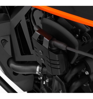 Protezione Wunderlich per bobina su Harley Davidson Pan America Protezione Wunderlich per bobina su Harley Davidson Pan America