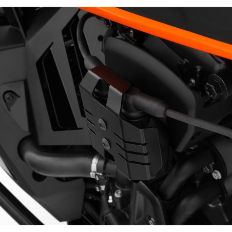 Protezione Wunderlich per bobina su Harley Davidson Pan America Protezione Wunderlich per bobina su Harley Davidson Pan America