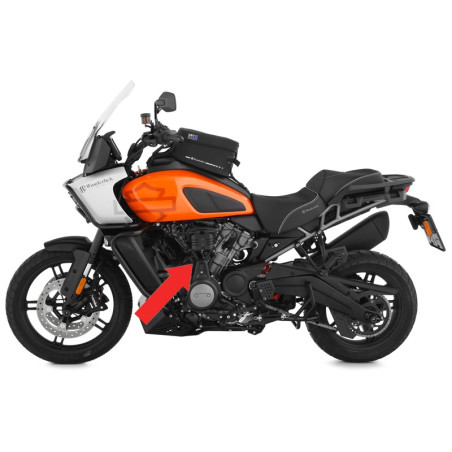 Protezione Wunderlich per bobina su Harley Davidson Pan America Protezione Wunderlich per bobina su Harley Davidson Pan America