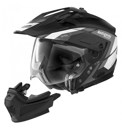 Casco Nolan N70.2 X Classic nero lucido