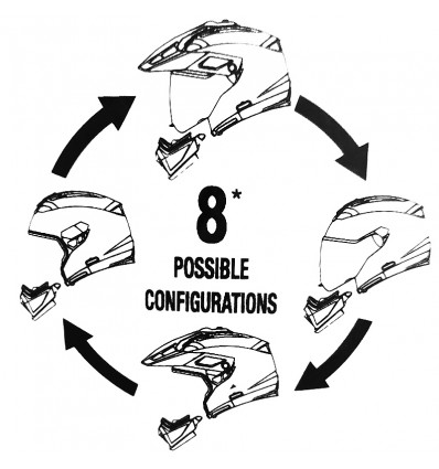 Casco Nolan N70.2 X Classic nero lucido