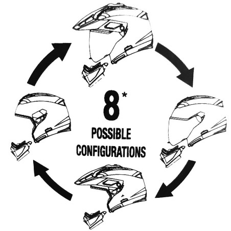 Casco Nolan N70.2 X Classic nero lucido