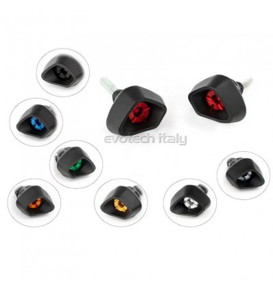 Tamponi paratelaio ammortizzati Evotech per Honda CBF 600 04-07 e Hornet 98-06 Tamponi paratelaio ammortizzati Evotech per Honda CBF 600 04-07 e Hornet 98-06