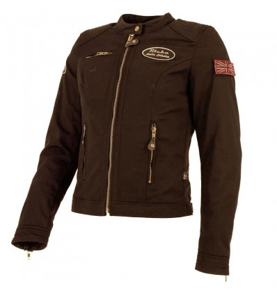 Giacca moto da donna Richa Seventy marrone Giacca moto da donna Richa Seventy marrone
