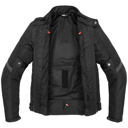 Giacca da moto Spidi Tek Net in rete leggera nera Giacca da moto Spidi Tek Net in rete leggera nera