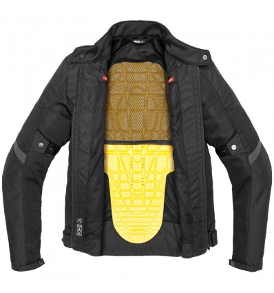 Giacca da moto Spidi Tek Net in rete leggera nera Giacca da moto Spidi Tek Net in rete leggera nera