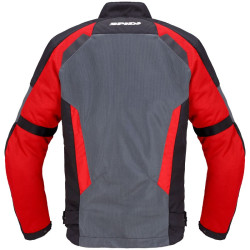 Giacca da moto Spidi Tek Net in rete leggera rossa e grigia Giacca da moto Spidi Tek Net in rete leggera rossa e grigia