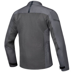 Giacca da moto Ixon Fresh Slim in rete leggera grigia Giacca da moto Ixon Fresh Slim in rete leggera grigia
