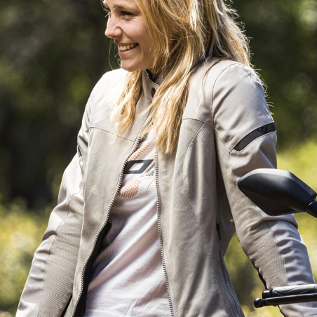 Giacca da moto Fresh Lady in rete leggera nera Giacca da moto Fresh Lady in rete leggera nera