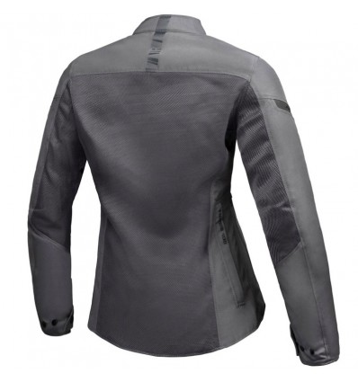 Giacca da moto Fresh Lady in rete leggera grigia Giacca da moto Fresh Lady in rete leggera grigia