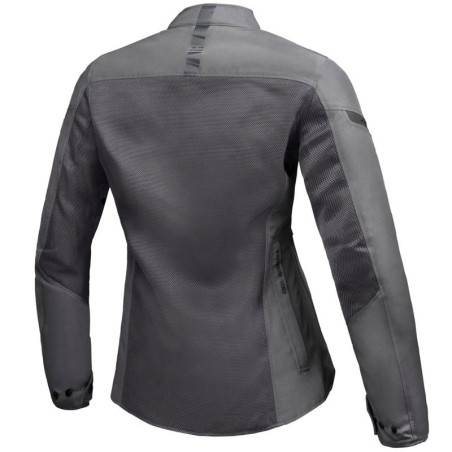 Giacca da moto Fresh Lady in rete leggera grigia Giacca da moto Fresh Lady in rete leggera grigia