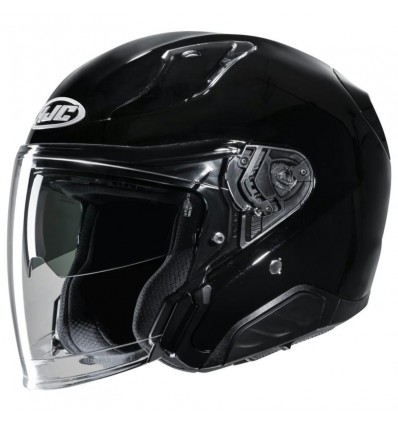 Casco Jet HJC RPHA 31 monocolore nero metal lucido