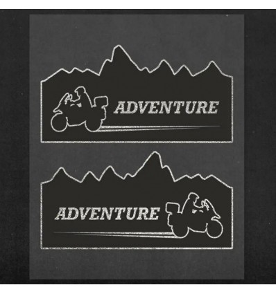 Set adesivi serie Adventure Stickers - Mountain Set adesivi serie Adventure Stickers - Mountain
