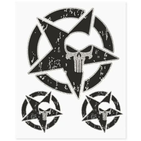 Set adesivi serie Adventure Stickers - Stella Usa Skull Set adesivi serie Adventure Stickers - Stella Usa Skull