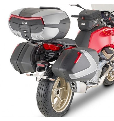Portavaligie laterale Givi PLX Monokey Side per Moto Guzzi V100 Mandello